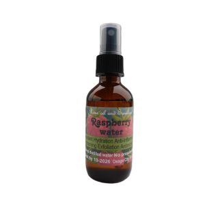raspberry water natural skincare product
