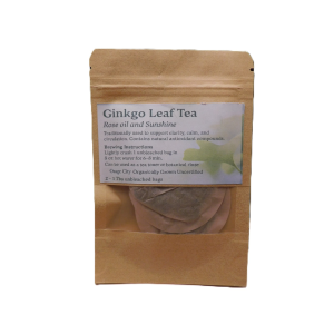 Ginkgo leaf herbal tea Rose oil and Sunshine