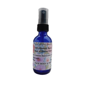 100% Damask Rose & Rose of Sharon water