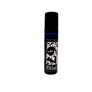 67 Bliss fragrance rollerball perfume in glass bottle with black box